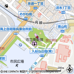 呉市入船山記念館周辺の地図