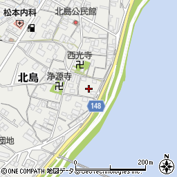 和歌山県和歌山市北島187周辺の地図