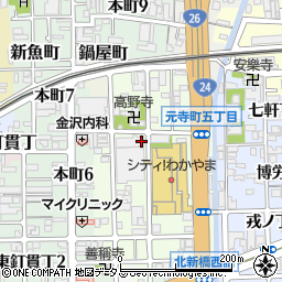 和歌山県和歌山市元寺町東ノ丁3周辺の地図