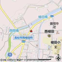 香川県高松市西植田町3046周辺の地図