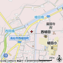 香川県高松市西植田町3051周辺の地図
