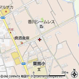 香川県丸亀市綾歌町栗熊東355周辺の地図