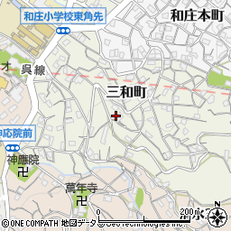 広島県呉市三和町13-21周辺の地図