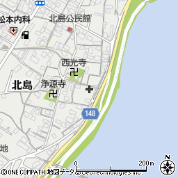和歌山県和歌山市北島174周辺の地図