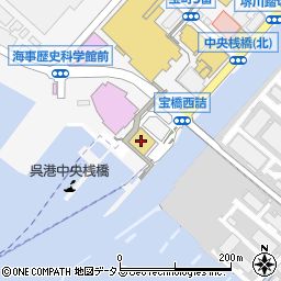 呉中央海運株式会社　旅ランド広島船舶事業部周辺の地図