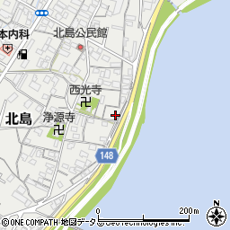 和歌山県和歌山市北島167周辺の地図