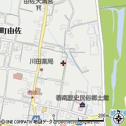 香川県高松市香南町由佐318-1周辺の地図