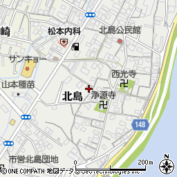 和歌山県和歌山市北島284周辺の地図