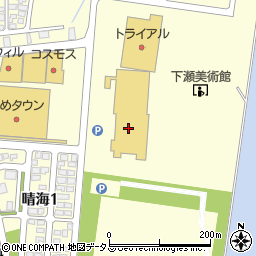 コメリパワー大竹店　資材館周辺の地図