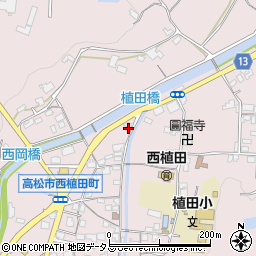 香川県高松市西植田町3056周辺の地図