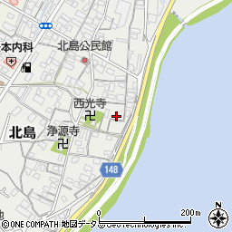 和歌山県和歌山市北島148周辺の地図