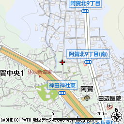 中野クリーニング店周辺の地図