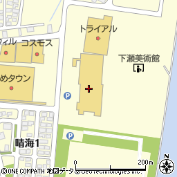 コメリパワー大竹店周辺の地図