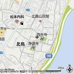 和歌山県和歌山市北島129周辺の地図