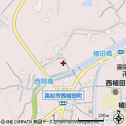 香川県高松市西植田町3176周辺の地図