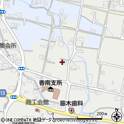 香川県高松市香南町由佐1187周辺の地図