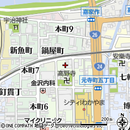 和歌山県和歌山市元寺町北ノ丁9周辺の地図