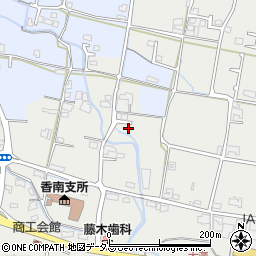 香川県高松市香南町由佐1199-7周辺の地図