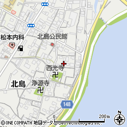 和歌山県和歌山市北島135周辺の地図
