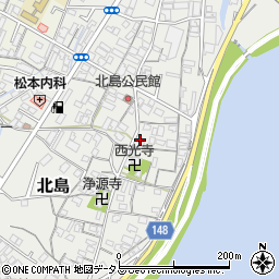 和歌山県和歌山市北島132周辺の地図