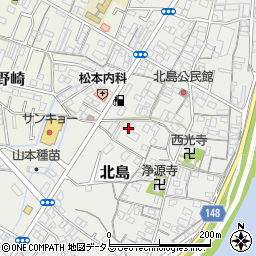 和歌山県和歌山市北島277周辺の地図