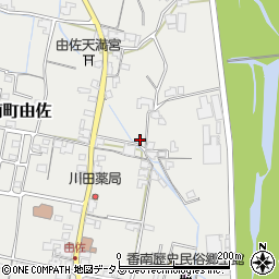 香川県高松市香南町由佐296-5周辺の地図