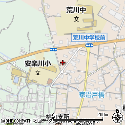桃山郵便局周辺の地図