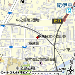 和歌山県和歌山市中之島1252周辺の地図