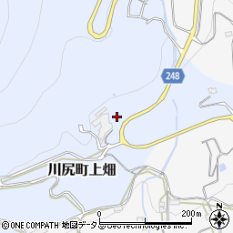 広島県呉市川尻町上畑周辺の地図