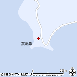 愛媛県越智郡上島町岩城2560周辺の地図