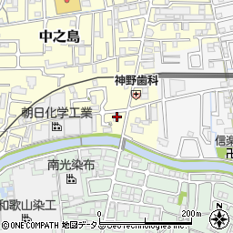 ファミリーマート和歌山中之島水道路店周辺の地図