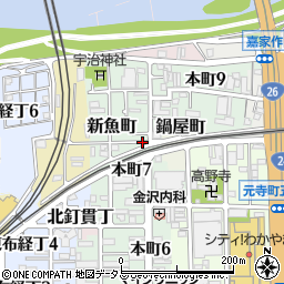 和歌山県和歌山市本町8丁目周辺の地図