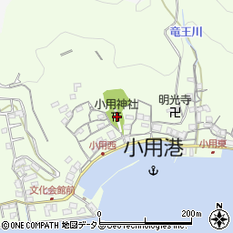 小用神社周辺の地図