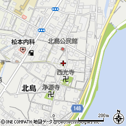 和歌山県和歌山市北島124周辺の地図
