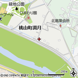 和歌山県紀の川市桃山町調月92-1周辺の地図