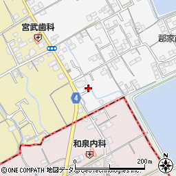 香川県丸亀市郡家町441-5周辺の地図