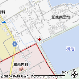 香川県丸亀市郡家町423-10周辺の地図