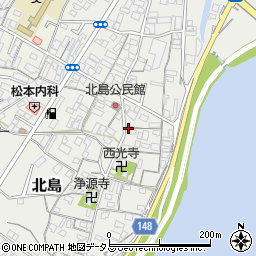 和歌山県和歌山市北島133周辺の地図