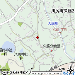 広島県呉市川尻町久筋1丁目周辺の地図
