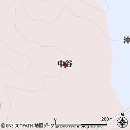 奈良県吉野郡天川村中谷周辺の地図