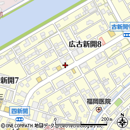 セブンイレブン呉古新開店周辺の地図