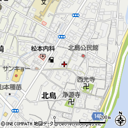 和歌山県和歌山市北島112周辺の地図