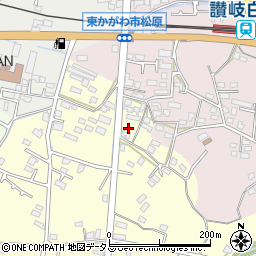 香川県東かがわ市帰来521周辺の地図