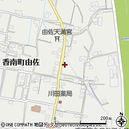 香川県高松市香南町由佐309周辺の地図