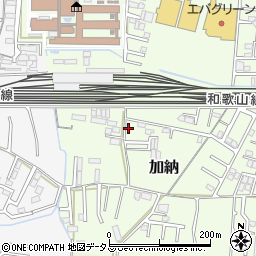 和歌山県和歌山市加納439周辺の地図