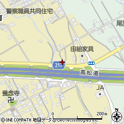 香川県善通寺市下吉田町582周辺の地図