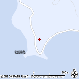 愛媛県越智郡上島町岩城2559周辺の地図