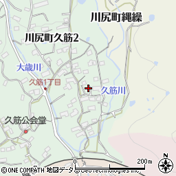 広島県呉市川尻町久筋2丁目5-25周辺の地図