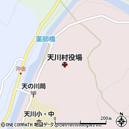 奈良県吉野郡天川村周辺の地図