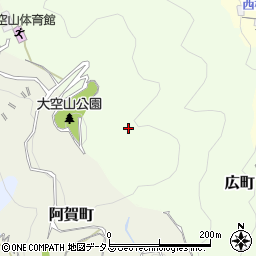広島県呉市広町大空山周辺の地図